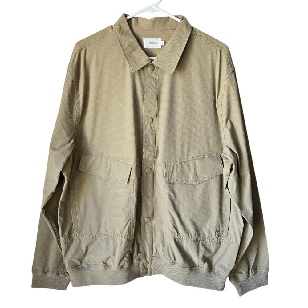 Politics Augustus Bomber Jacket Men's Size Large